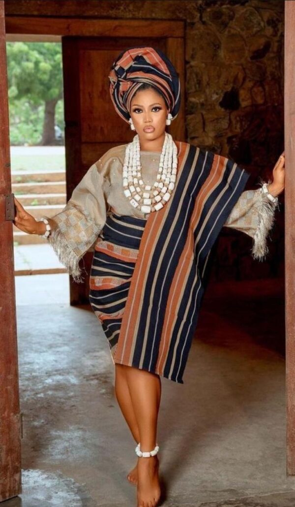 "Buy Elegant Aso Oke Fabric Online - Premium Quality & Stylish Designs