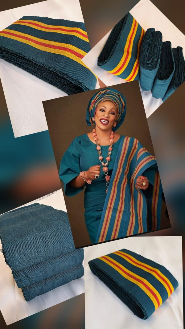 "Buy Elegant Aso Oke Fabric Online - Premium Quality & Stylish Designs