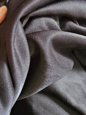 Black Thick Crepe fabrics Per Meter