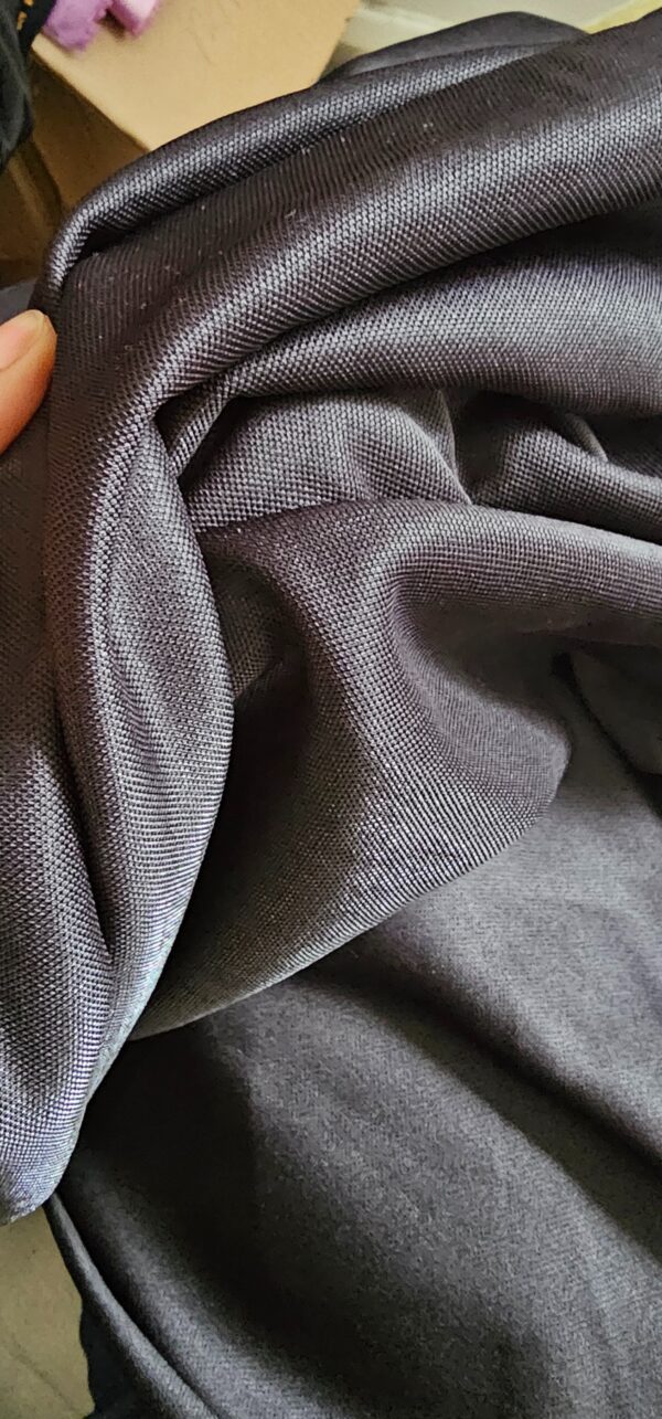 Black Thick Crepe fabrics Per Meter