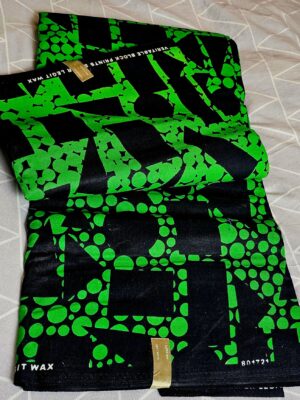 Green Ankara/African Fabrics  5 meters