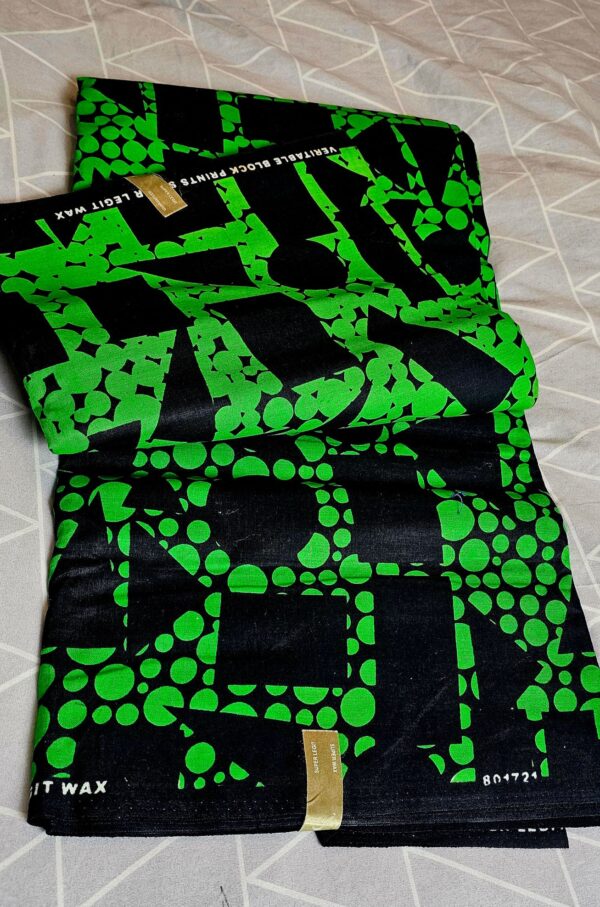 Green Ankara/African Fabrics  5 meters