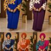 Aso Oke Iro and Buba Set | Yoruba Traditional Wedding Outfit with Auto Gele