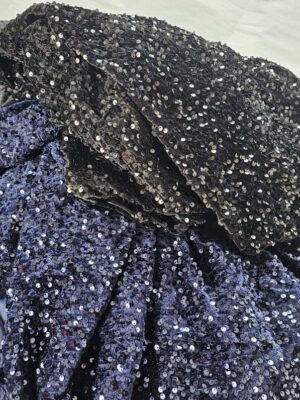 Thick Sequence Fabrics. Sold by Metre
