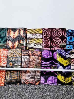 Kampala/Adire African Fabric 100% Cotton . Sold By Metre