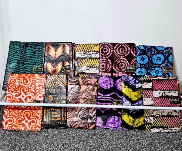 Kampala/Adire African Fabric 100% Cotton . Sold By Metre